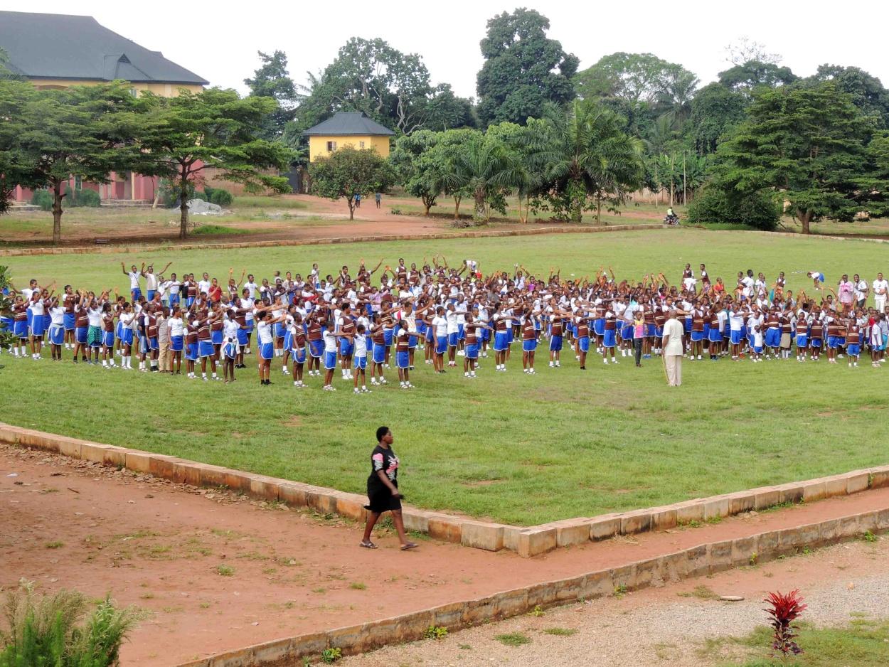 Sporttag Holy Trinity Schule Nigeria