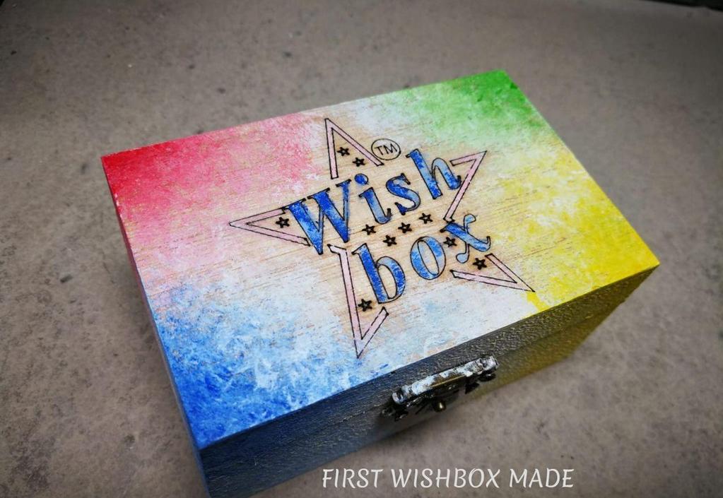 Wishbox zum aufbewahren der Wünsche und Träume