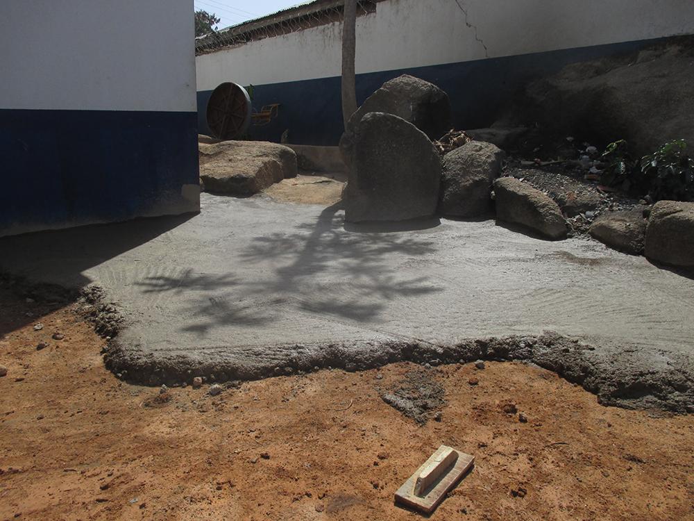 Amina Zwindila Foundation School - Concrete to avoid further high dust levels