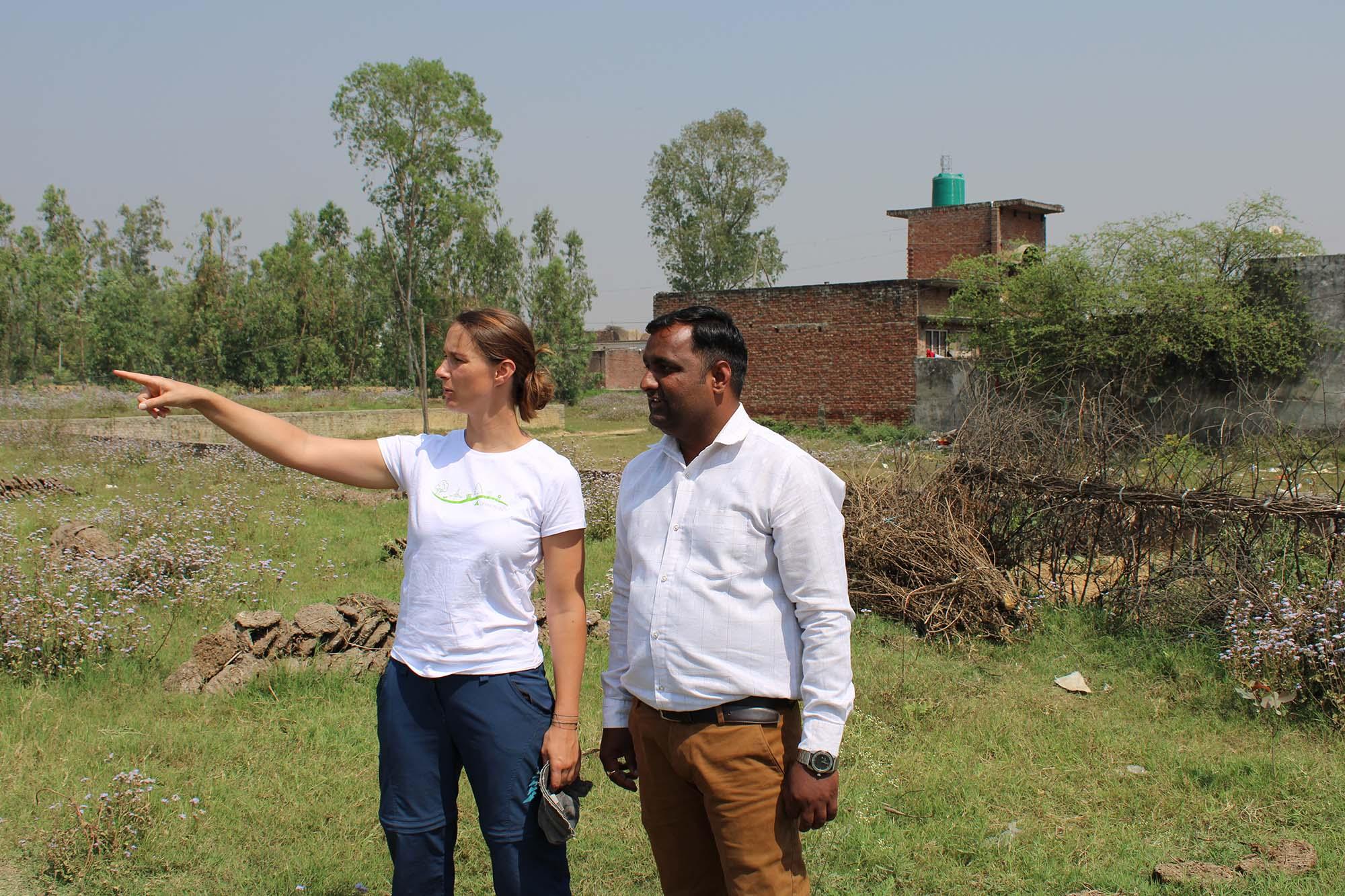 Inspection of the land of the CFF school in Thakurdwara