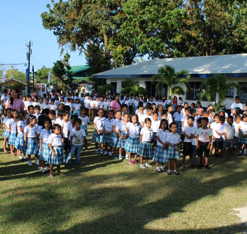 School kids on the Philippines