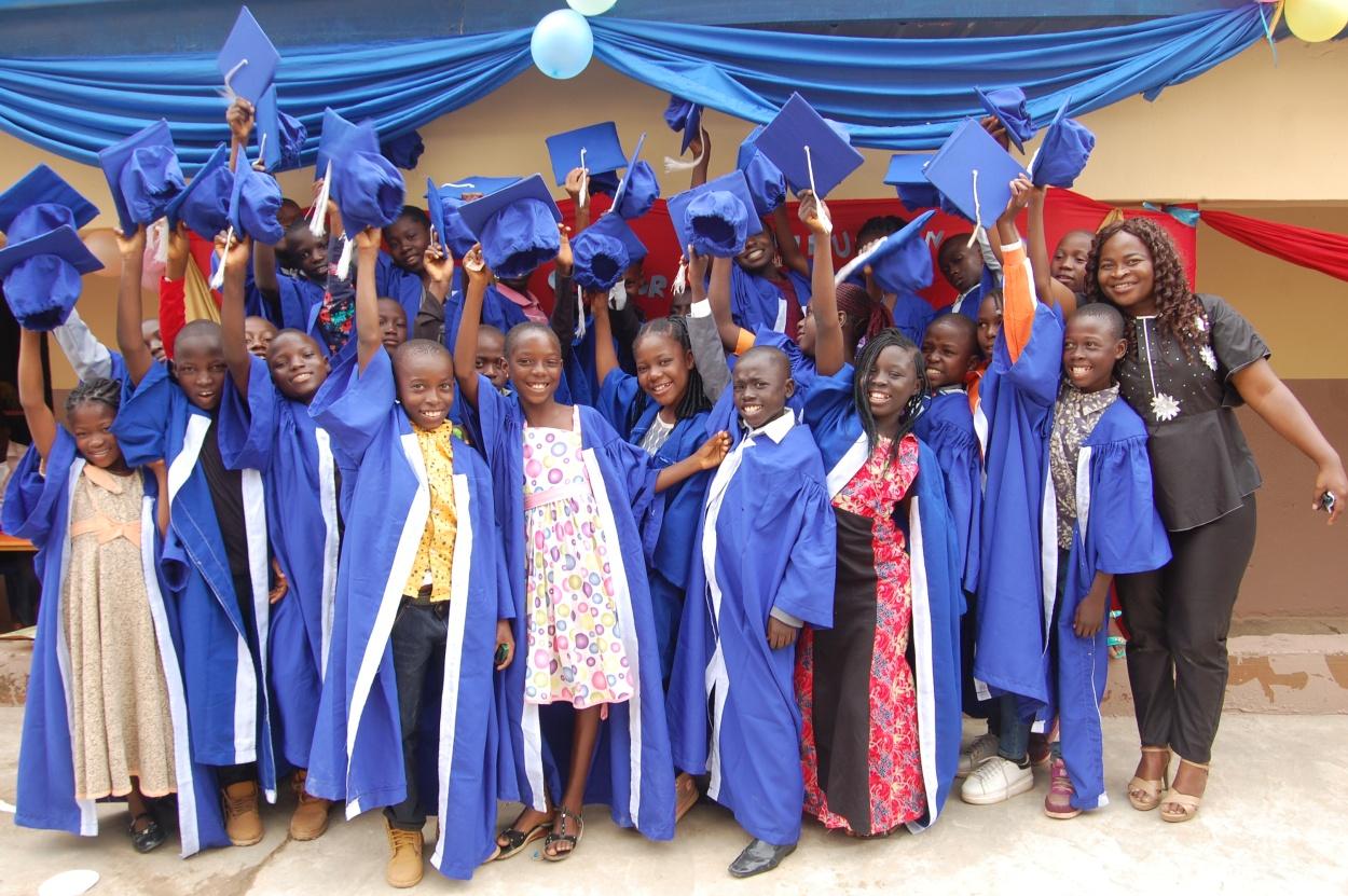 Group Graduation hats