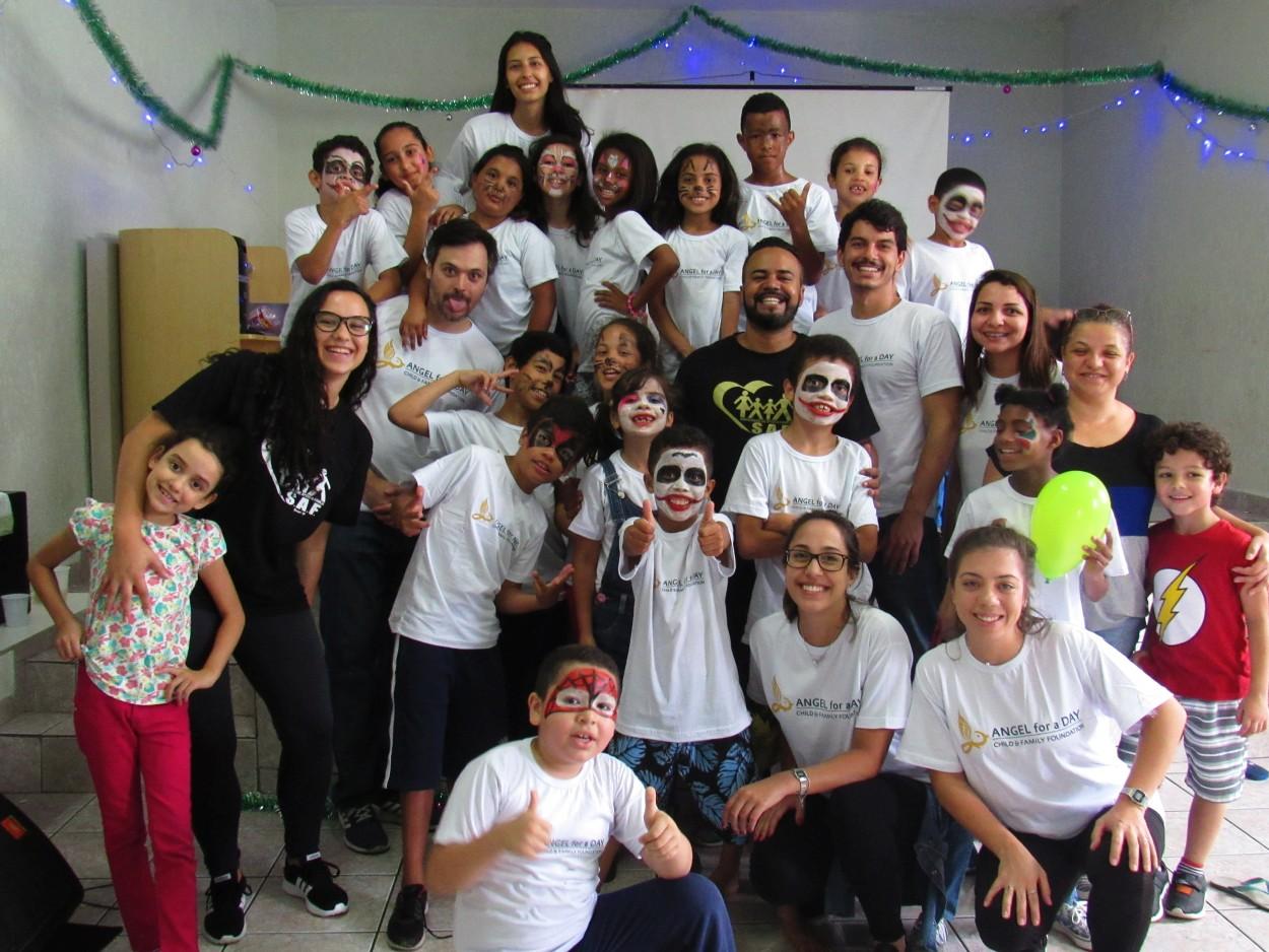 Angel for a day for kids in Brasilien