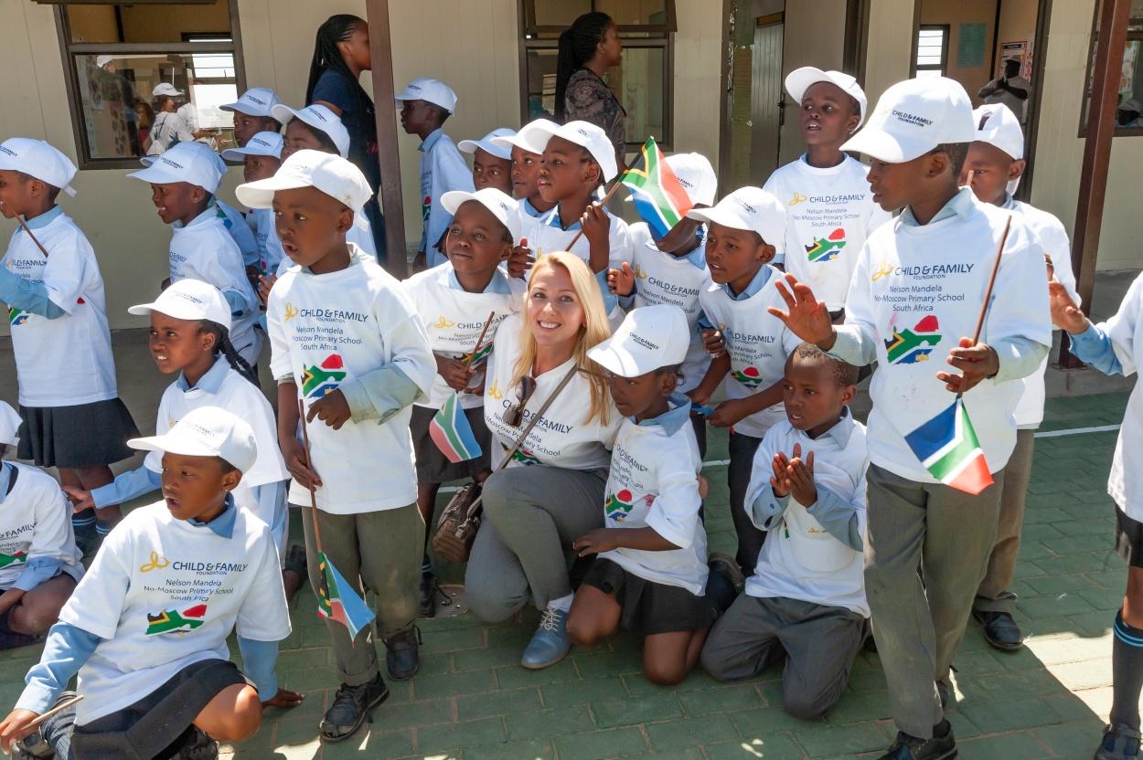 Celebration at the Nelson Mandela No-Moscow School in Qunu