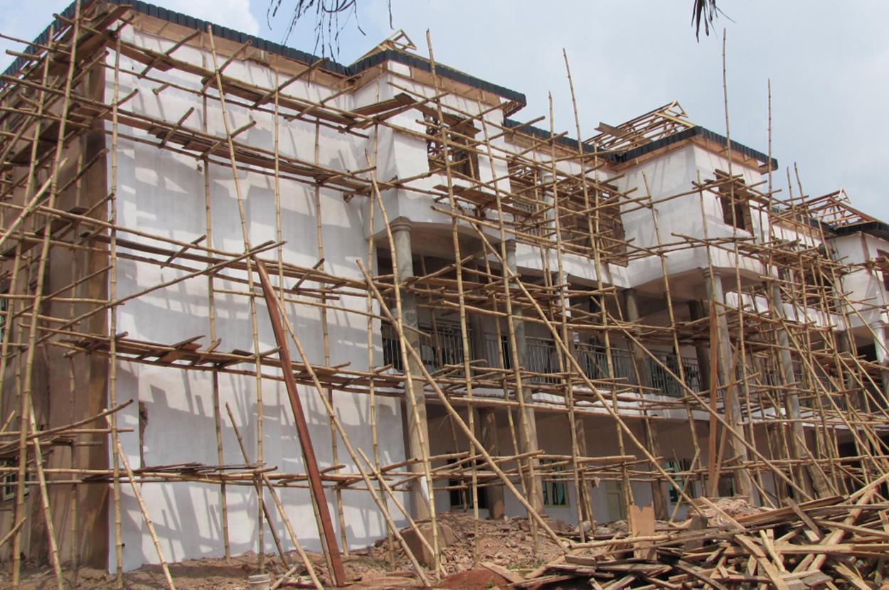 Education create by school building in Nigeria