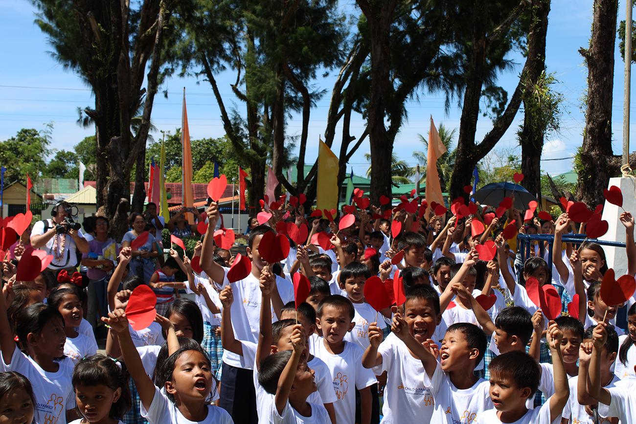 We are thankful for the suport at the san roque elementary