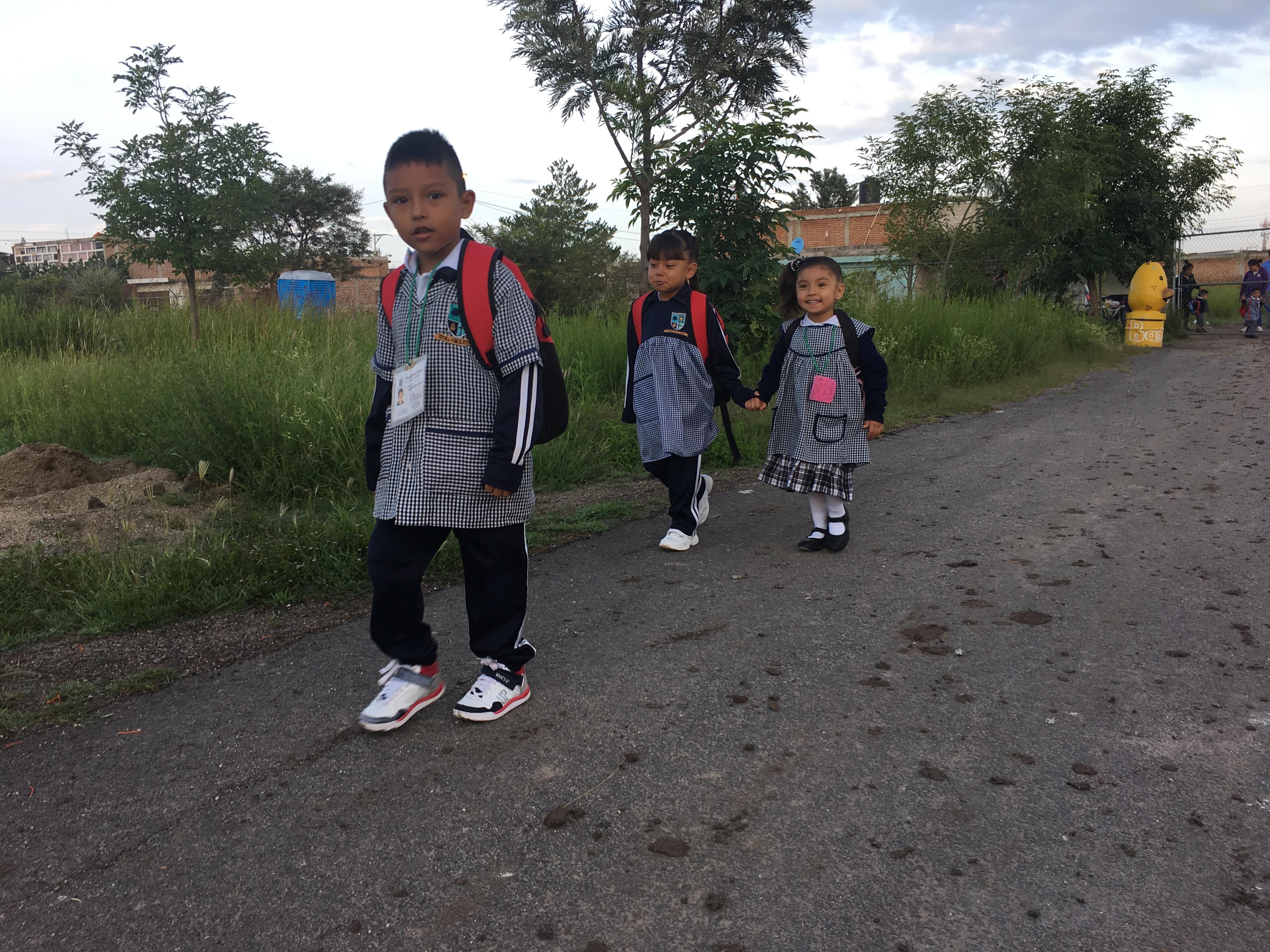preparation construction Leon Kindergarten Mexico