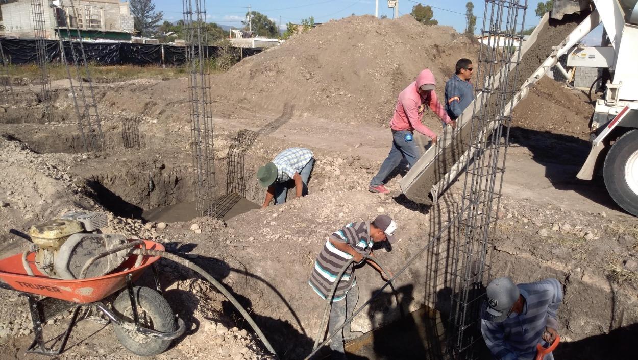 Mexiko Neue Schule Bau Kindergarten beginn