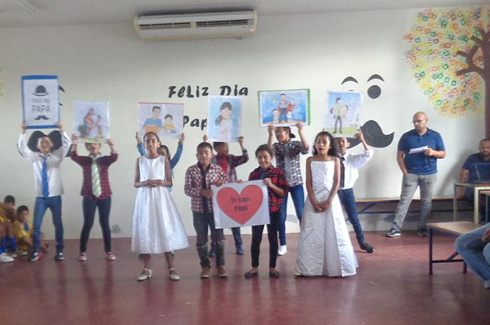 Father's day at the Escuela Lyoness