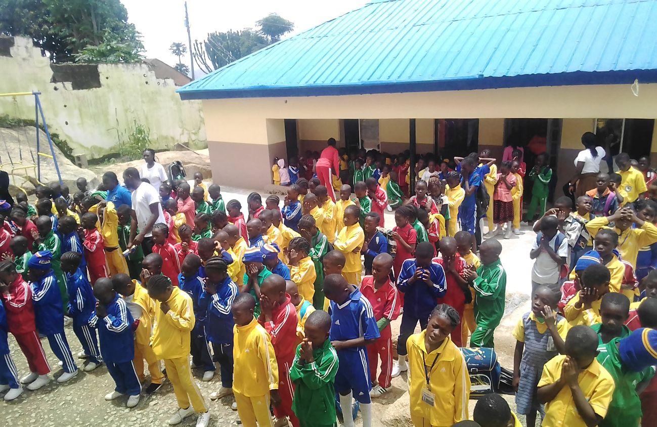 Schulstart in NIgeria