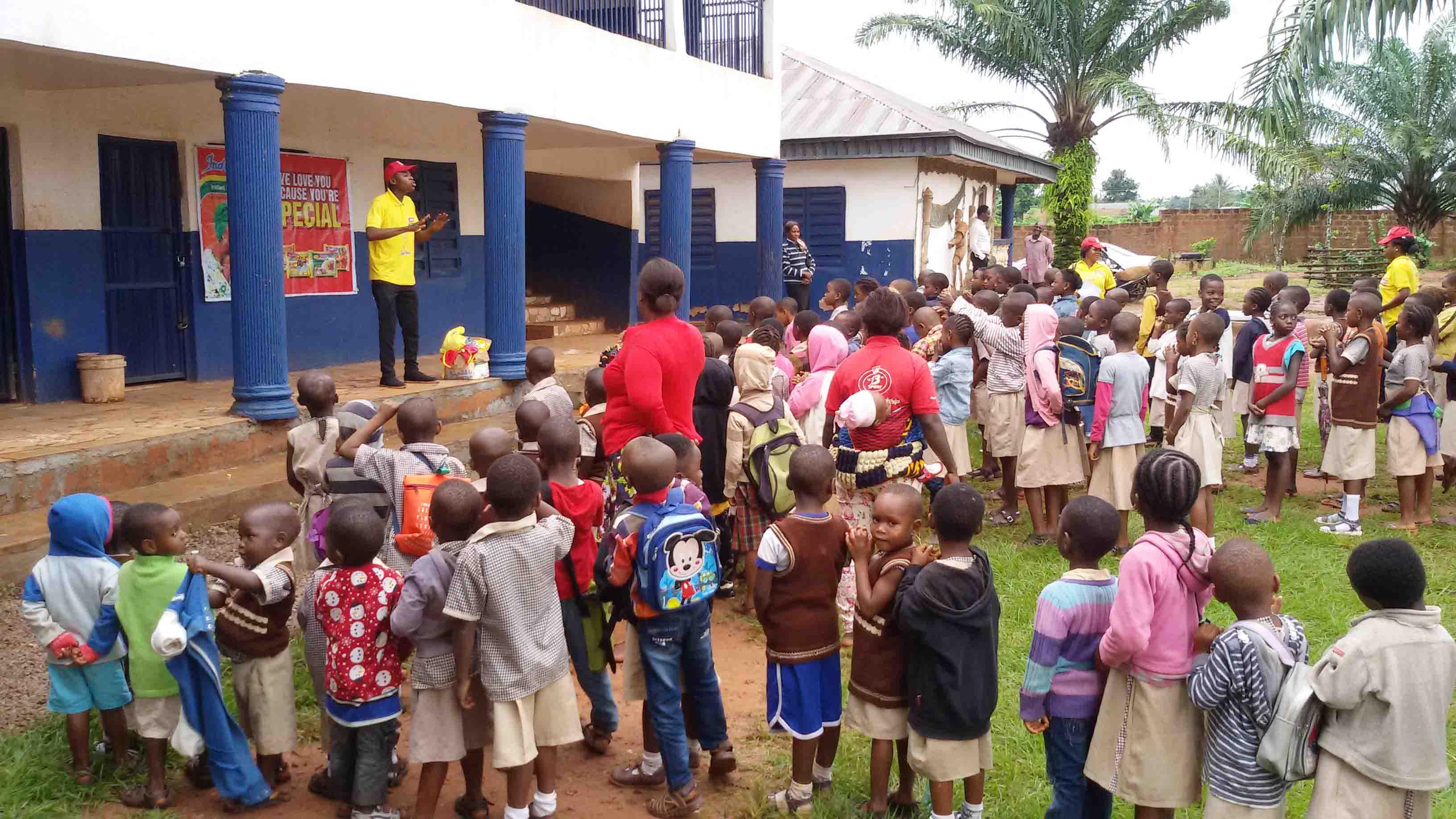 Holy Trinity School - It's pasta day! - Education in Nigeria