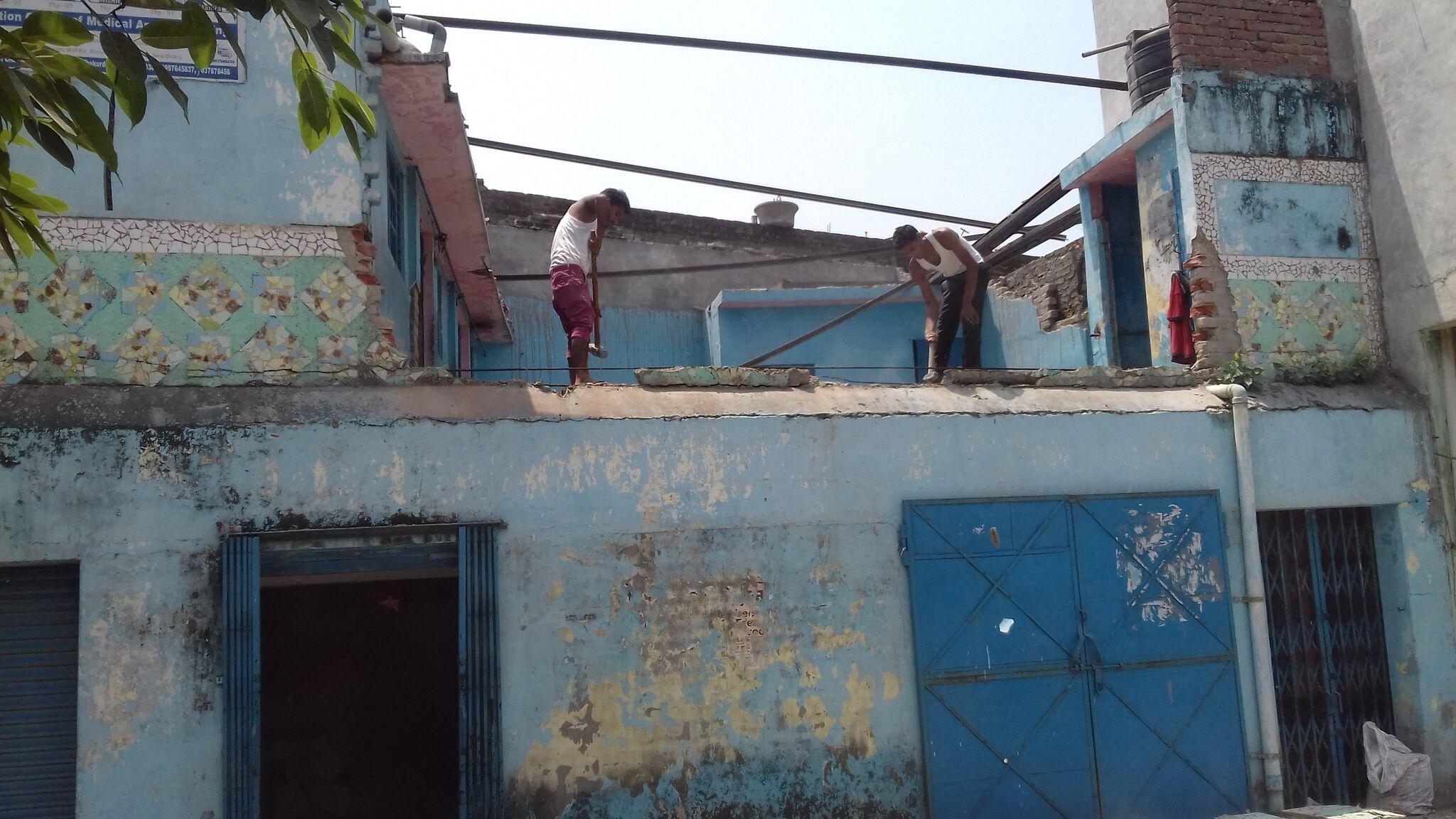 Dhara Children Academy, India - Renovation began on the first floor