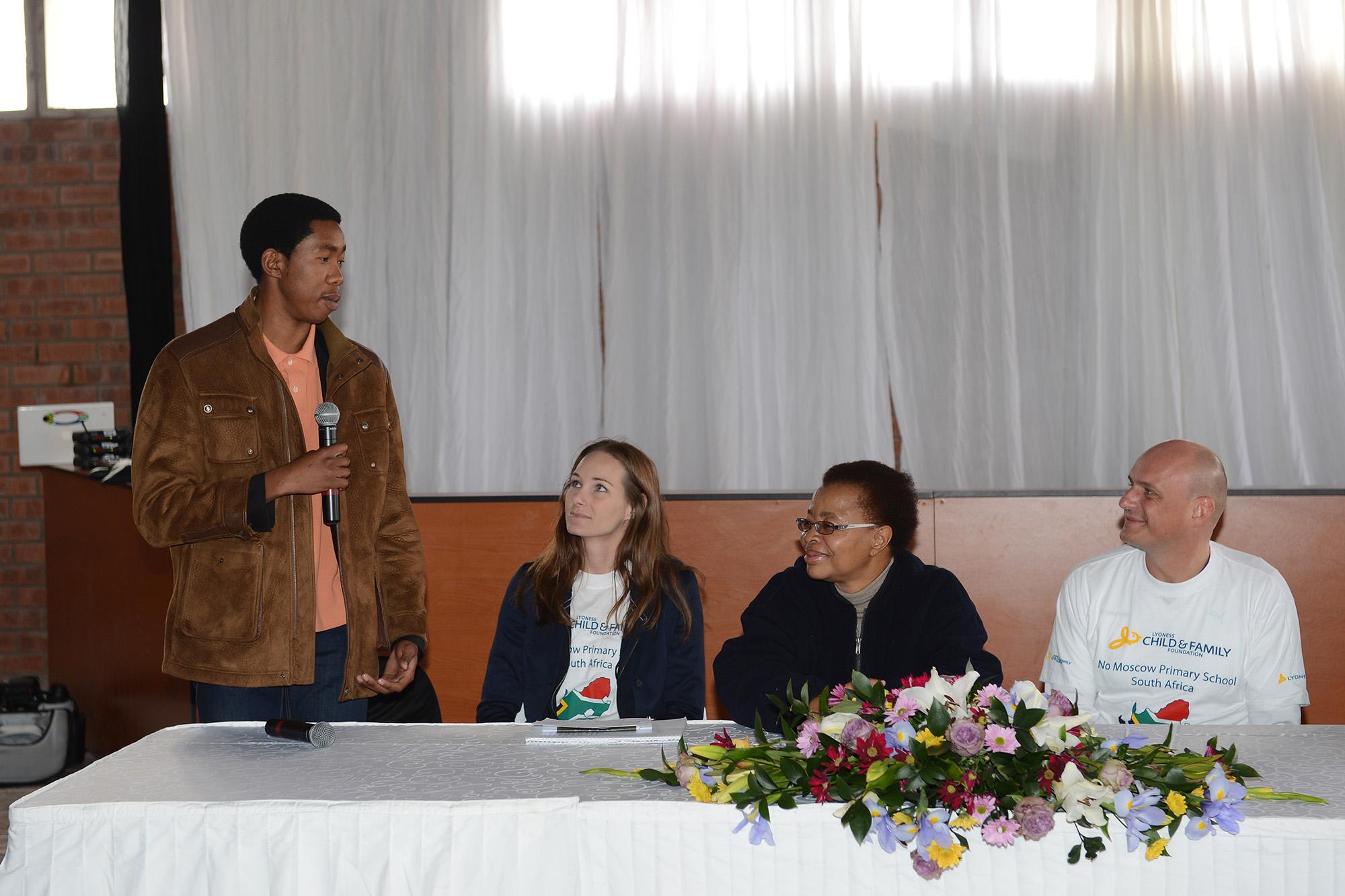 Dr. Nelson Mandela family and Child & Family Foundation give children in South Africa a future 