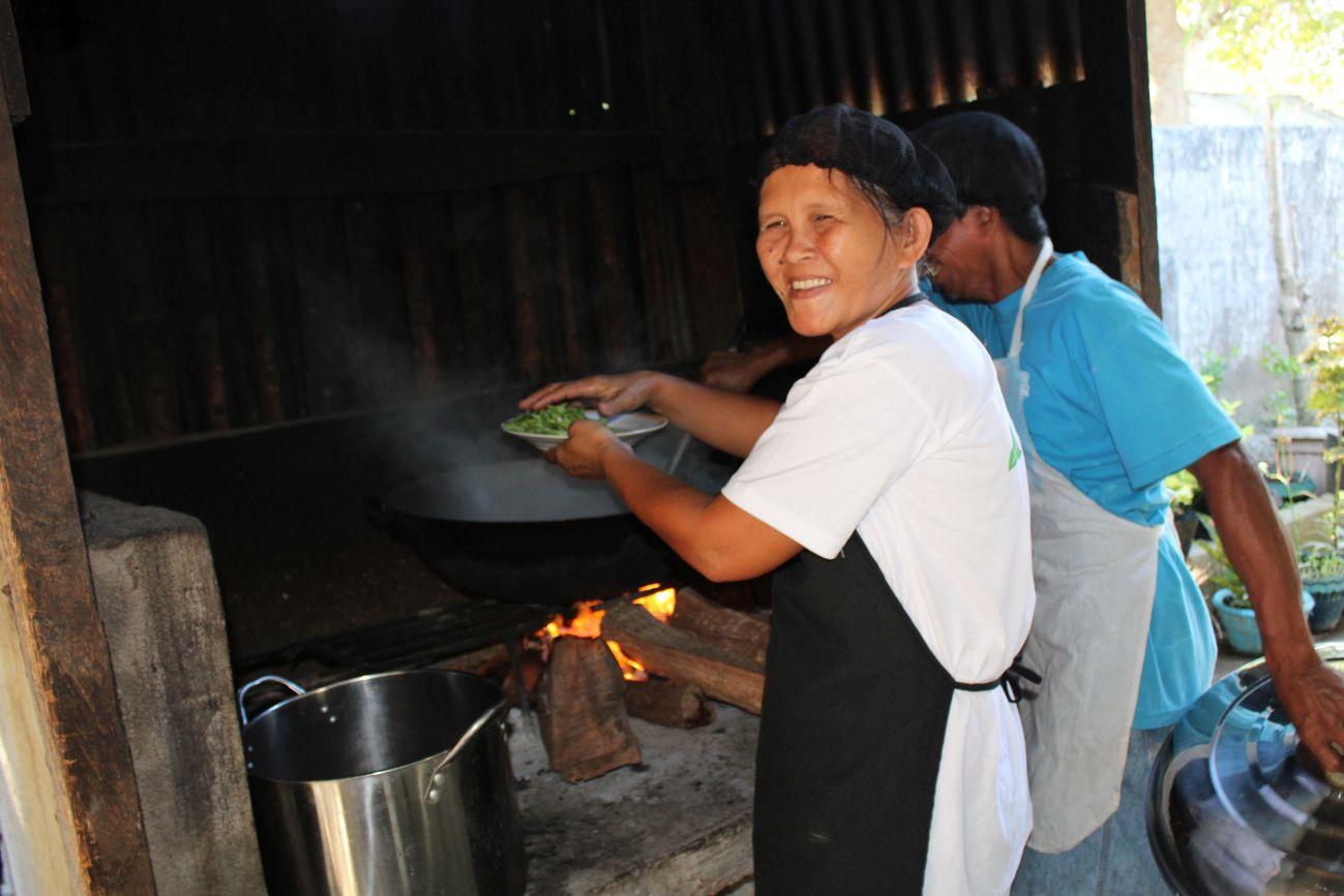 Schulküche auf den Philippinen