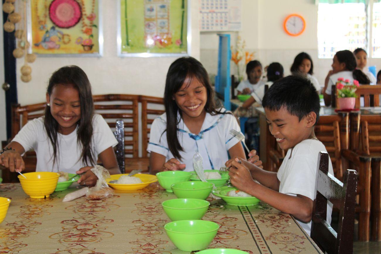 Schulküche auf den Philippinen