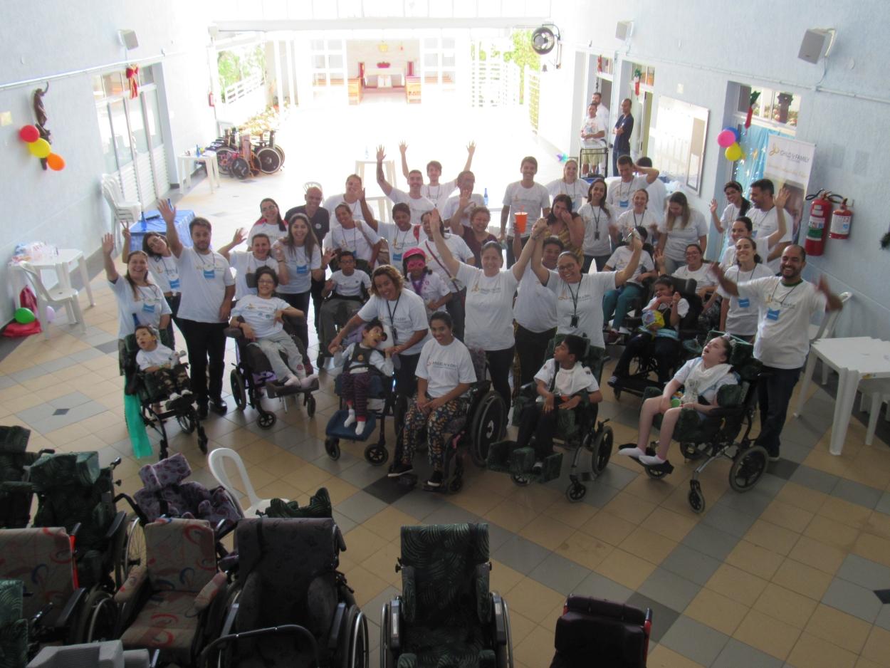 Equal opportunities for children in Brazil in a wheelchair