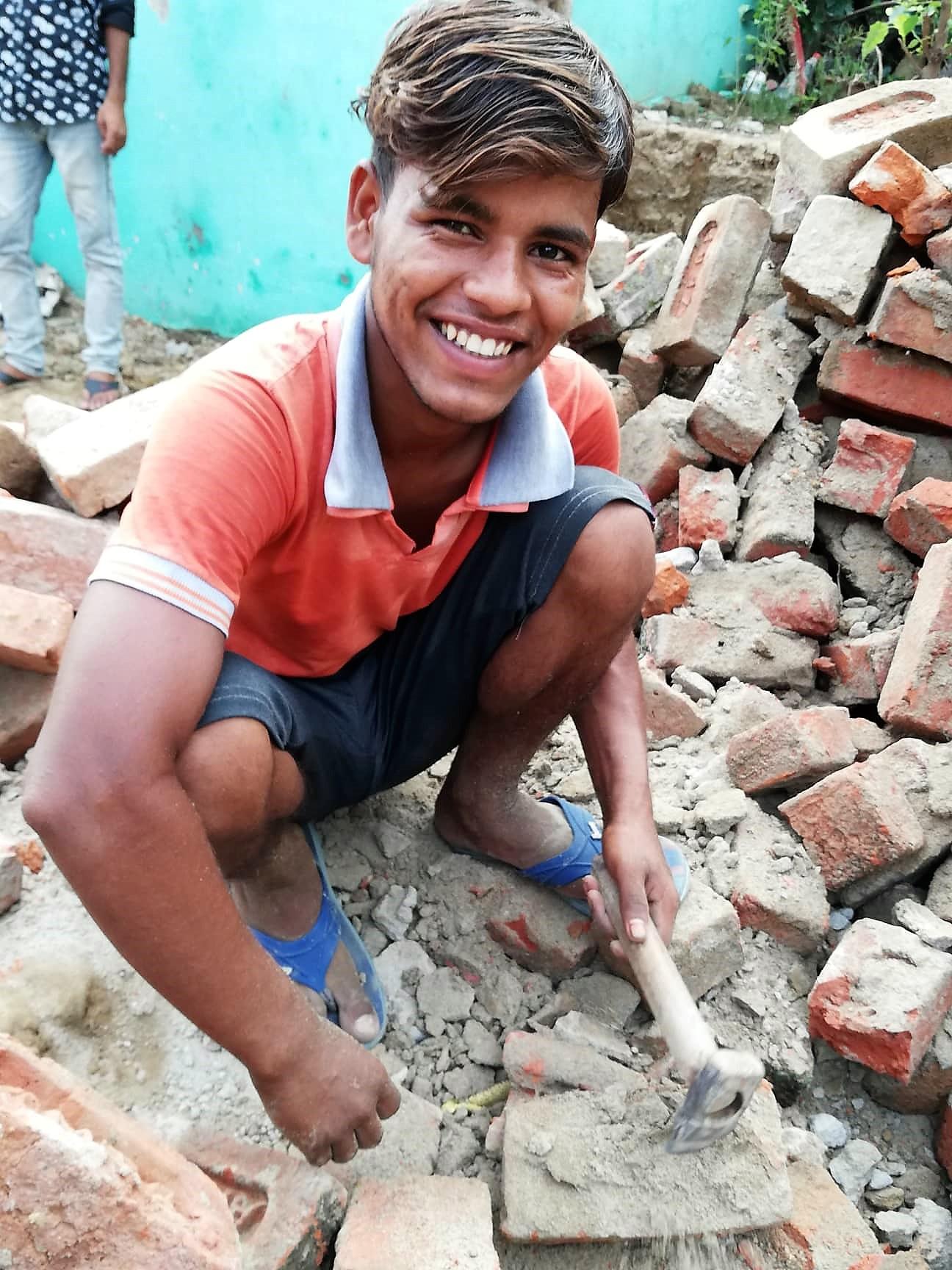 Build progress at Shanti Public School