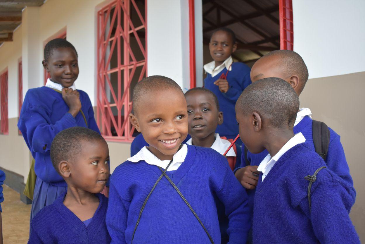 Shimbwe Chini Primary School pupils