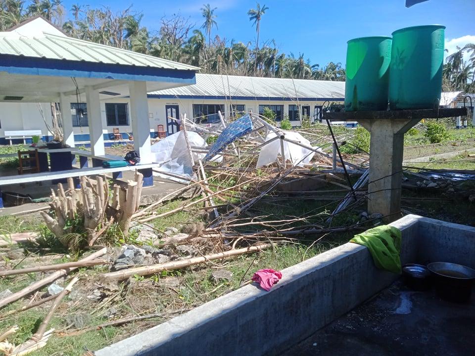 Typhoon San Roque elementary School