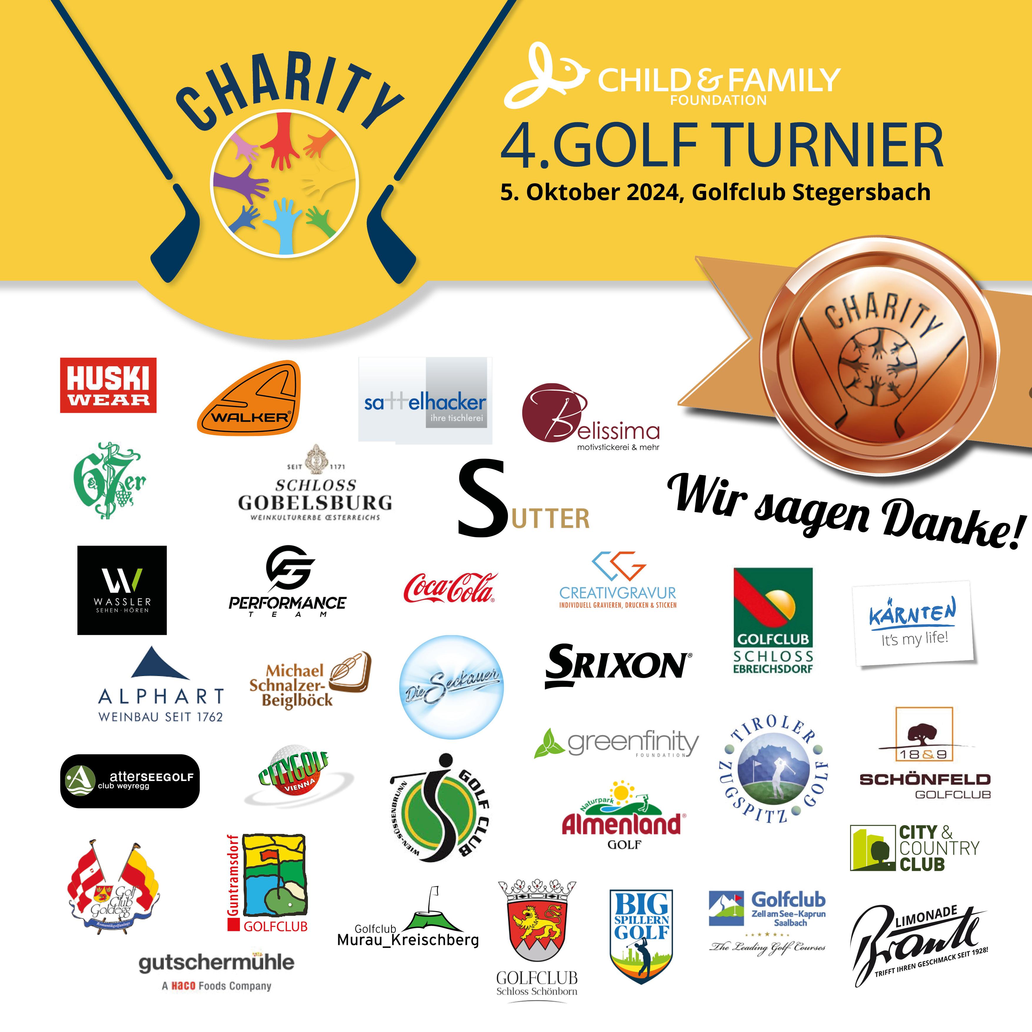 4. Child & Family Foundation Charity Golfturnier- Goldsponsoren