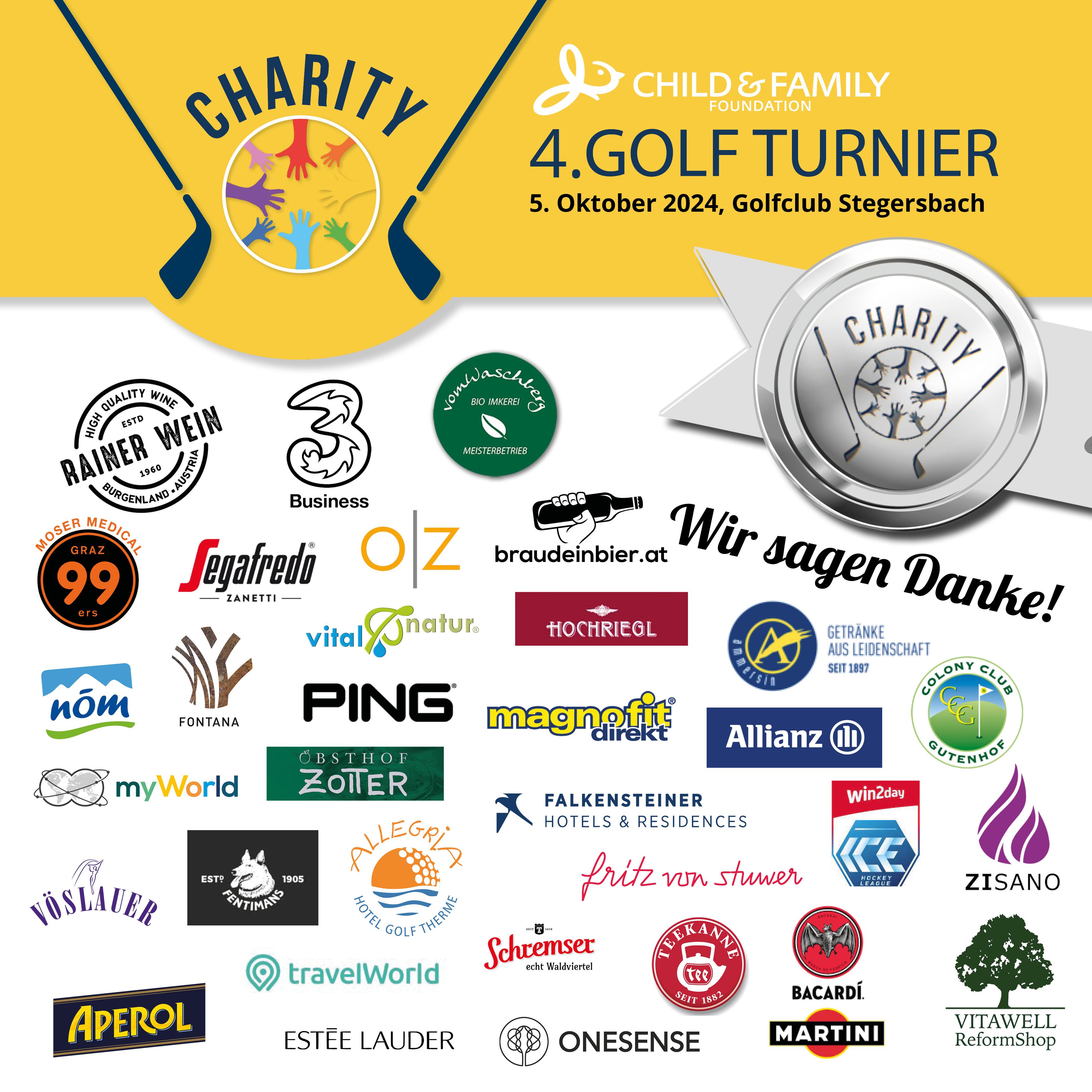 4. Child & Family Foundation Charity Golfturnier- Goldsponsoren