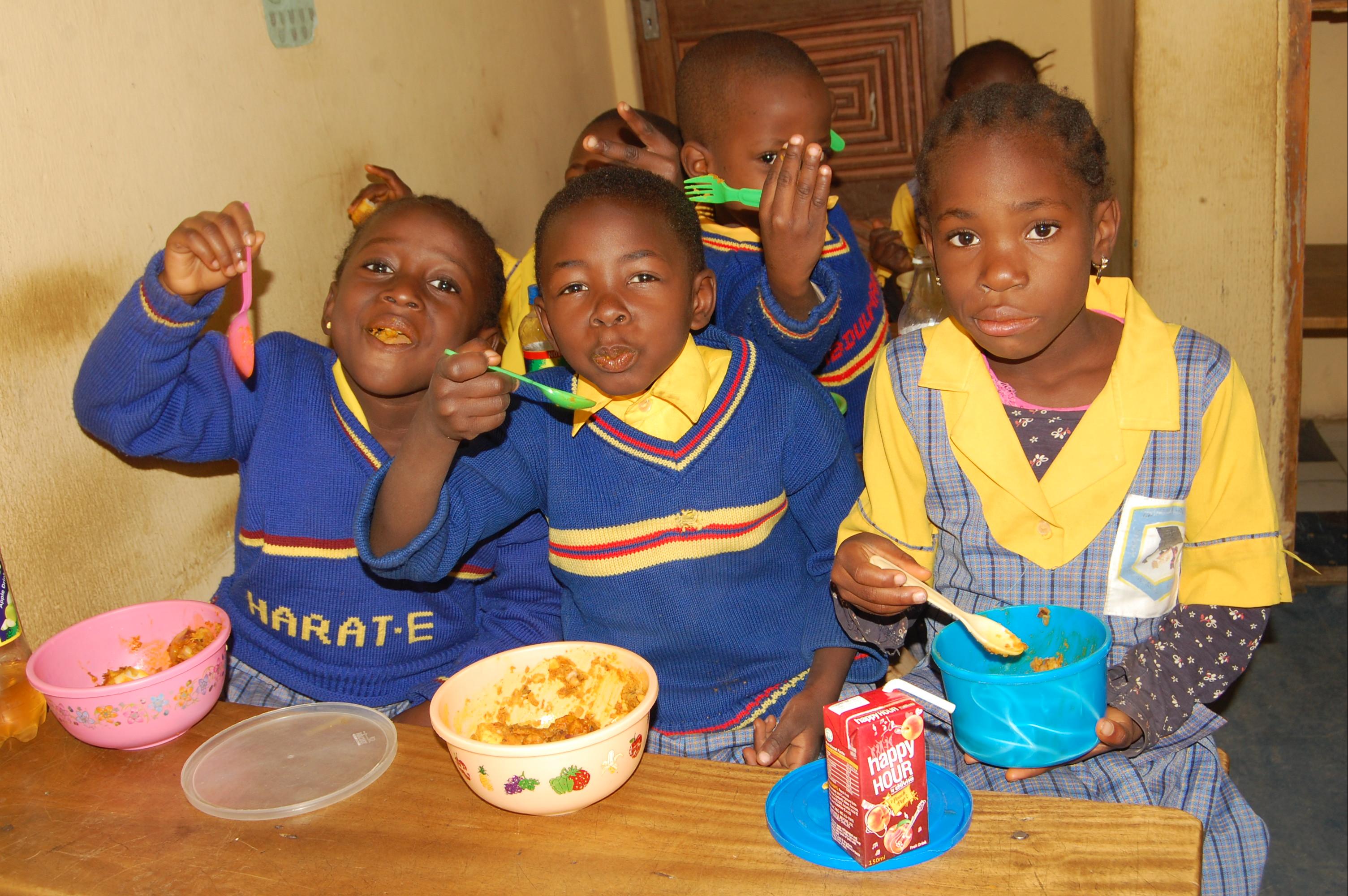 Feeding Program Amina Zwindila Foundation School NIgeria
