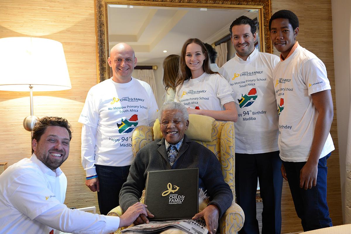 Dr. Nelson Mandela family and Child & Family Foundation give children in South Africa a future 
