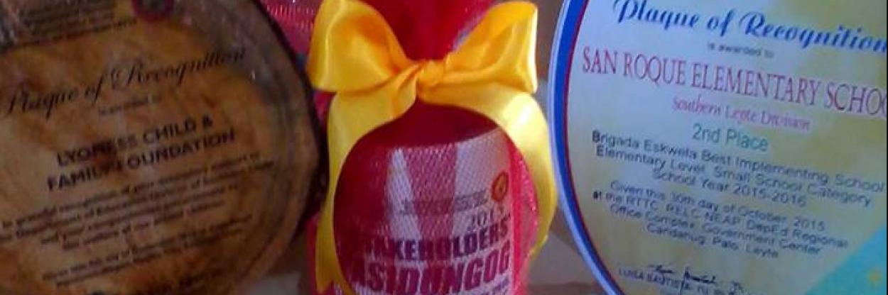 San Roque Elementary School - Brigada Eskwela Award – An Educational Project of the Child & Family Foundation