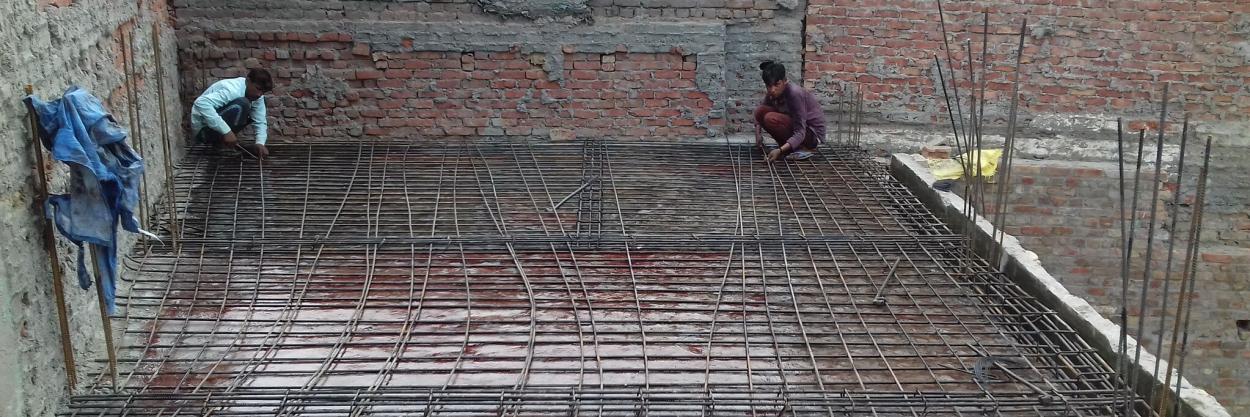 Dhara Children Academy, India - Renovation began on the first floor