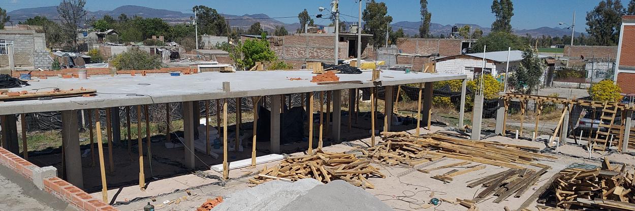 Baustelle Kindergarten Leon Mexiko