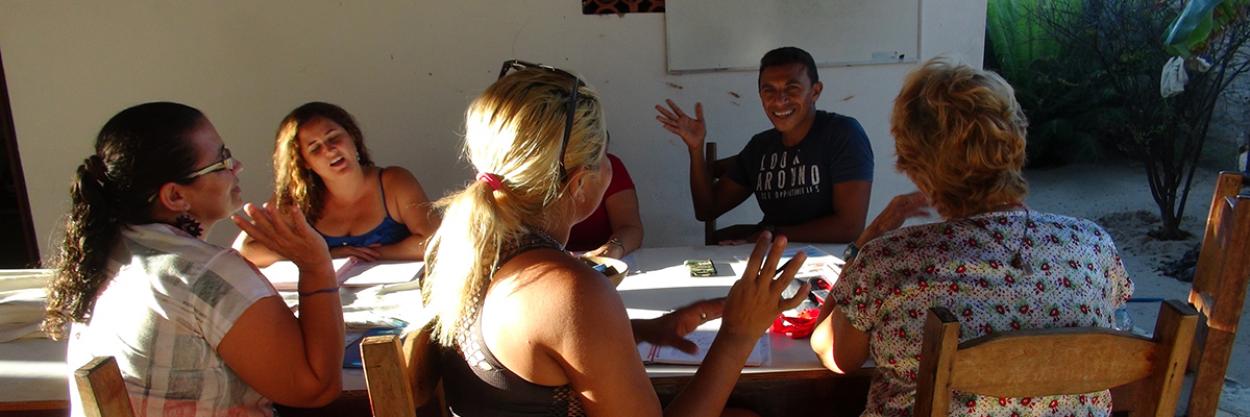 English lessons at Projeto Textil in Brazil - Child & Family Foundation  