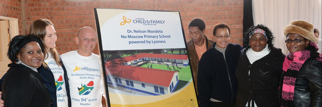 Dr. Nelson Mandela family and Child & Family Foundation give children in South Africa a future 