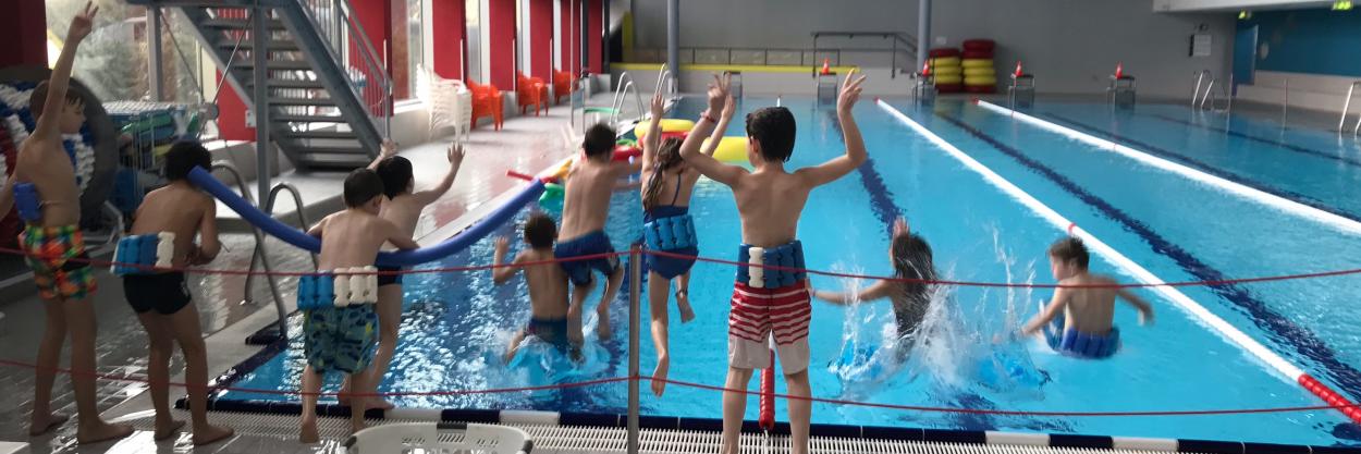Swimming course for children in Germany