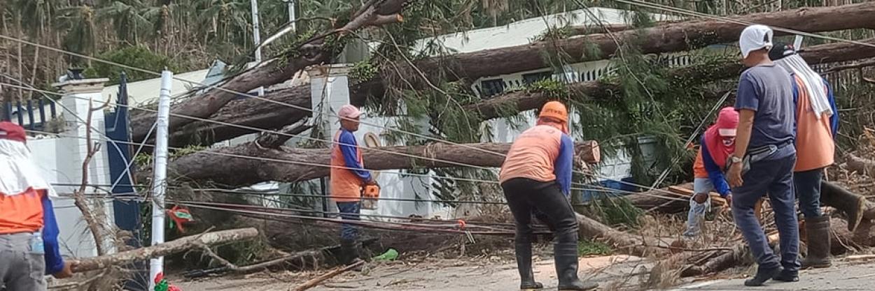 Typhoon San Roque elementary School