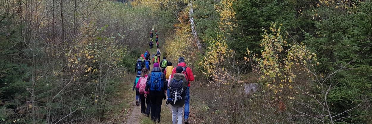 Walking the border lands in Germany 