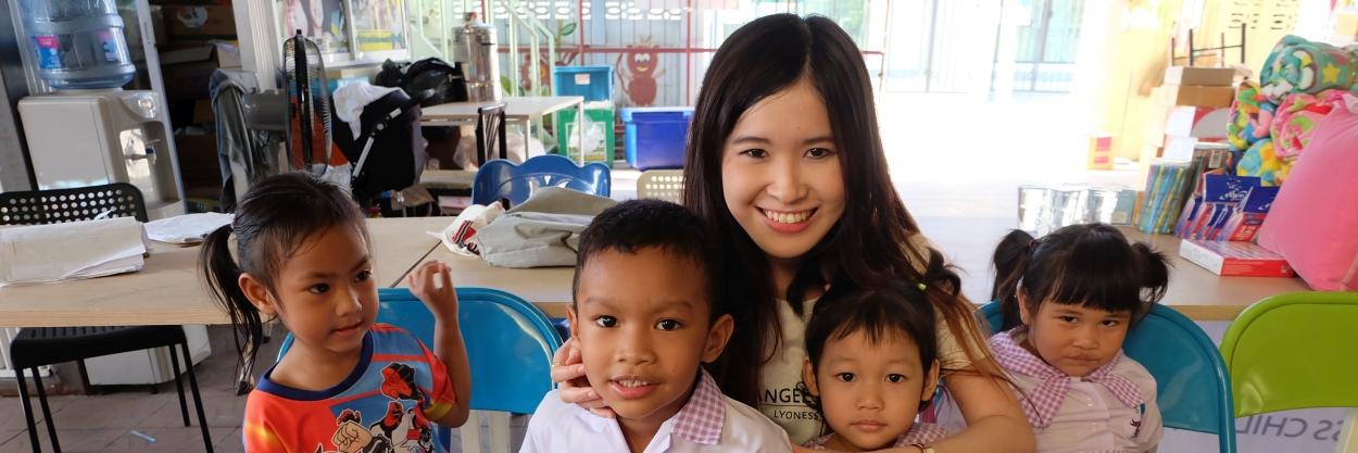 A lovely day for children in Thailand