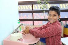 Clean drinking water at the Dhara Children Academy