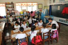 Classroom at the San Roque Elementary School